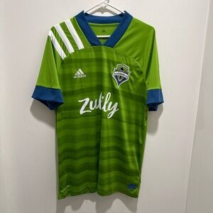 SEATTLE SOUNDERS 2020/2021 HOME FOOTBALL SHIRT ADIDAS SOCCER JERSEY Men’s Large